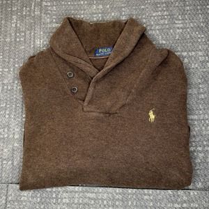 Polo Mens Henley Large (note: label says L but measures like MEDIUM).